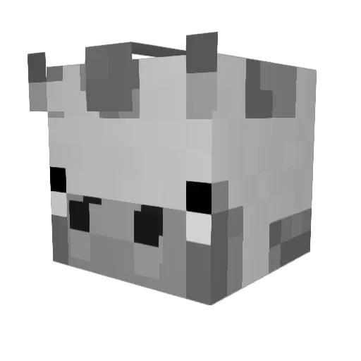 SakingZt Minecraft avatar head, 3D render