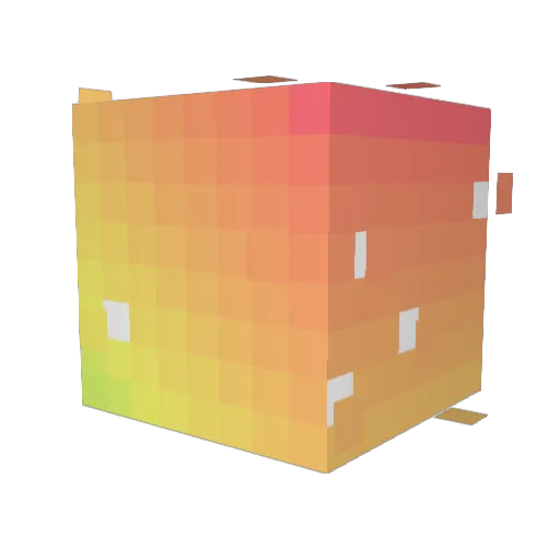 Sakmsta Minecraft avatar head, 3D render