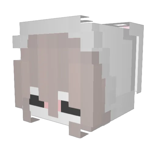 Sakoshi_Hayato Minecraft avatar head, 3D render