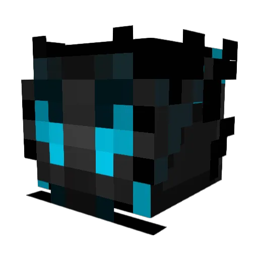 Sakouba Minecraft avatar head, 3D render