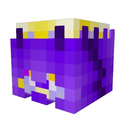 Sakourian Minecraft avatar head, 3D render