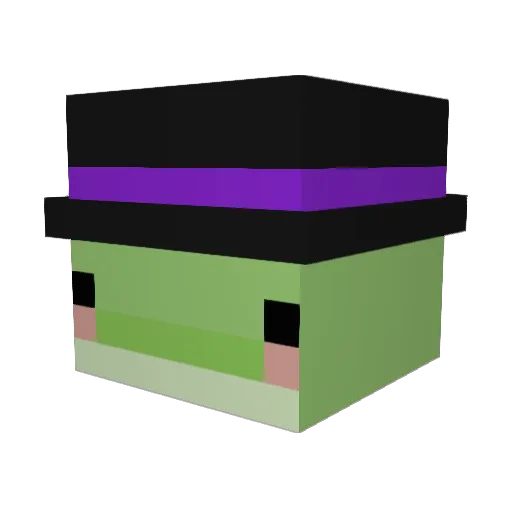 Saksha1336 Minecraft avatar head, 3D render