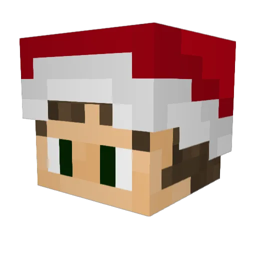 SakulEgnal Minecraft avatar head, 3D render