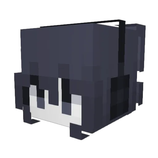 SakuraQI Minecraft avatar head, 3D render