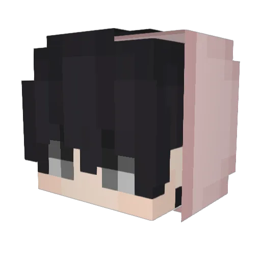 Sakura_0w0 Minecraft avatar head, 3D render