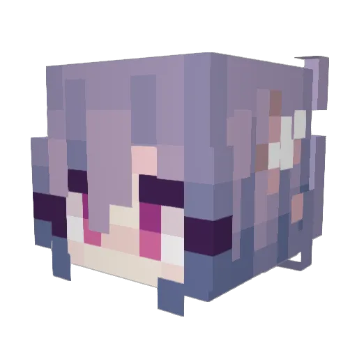 Sakura_Yoi Minecraft avatar head, 3D render