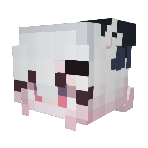 Sakuraba_Ema0305 Minecraft avatar head, 3D render
