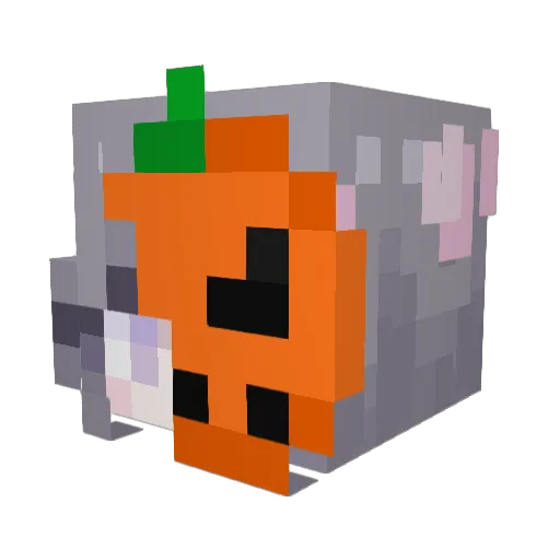 SakurajimaMay Minecraft avatar head, 3D render