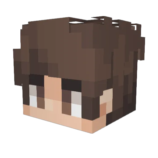 Sakurav_Lu Minecraft avatar head, 3D render