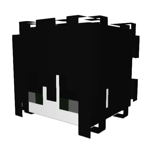 Sakuri31 Minecraft avatar head, 3D render