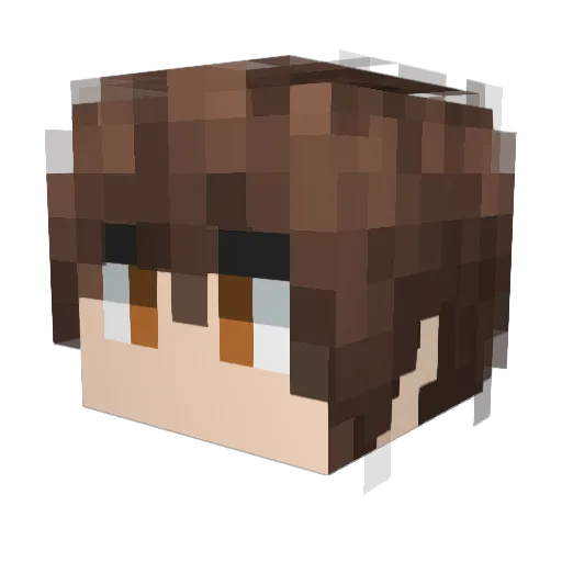 Sakuta1256 Minecraft avatar head, 3D render