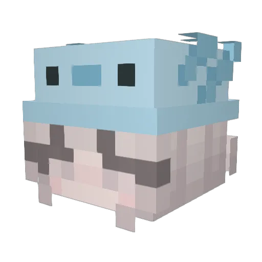 SakuyaChan_ Minecraft avatar head, 3D render
