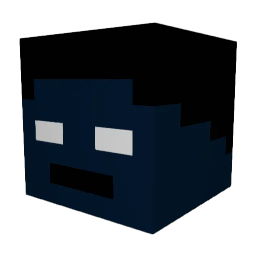 Sakuzo298 Minecraft avatar head, 3D render
