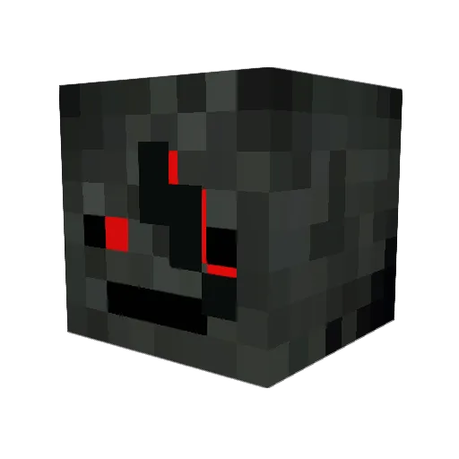 Sakwery Minecraft avatar head, 3D render