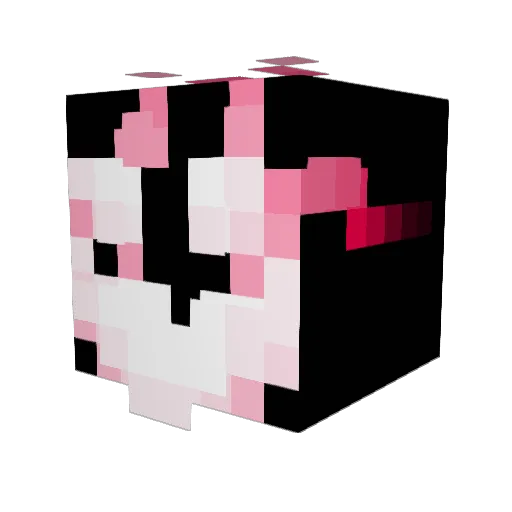 SalKnows Minecraft avatar head, 3D render