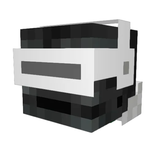 SalOSa Minecraft avatar head, 3D render