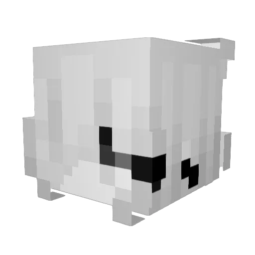 SalSAINARO Minecraft avatar head, 3D render