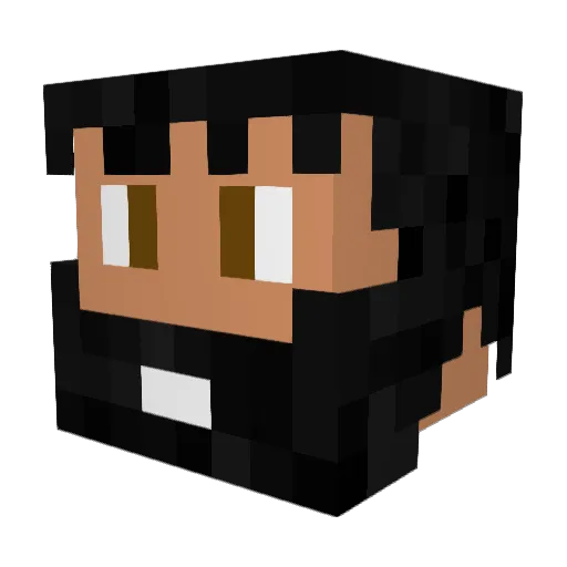 Salaaahh Minecraft avatar head, 3D render