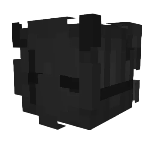SaladSenpai Minecraft avatar head, 3D render