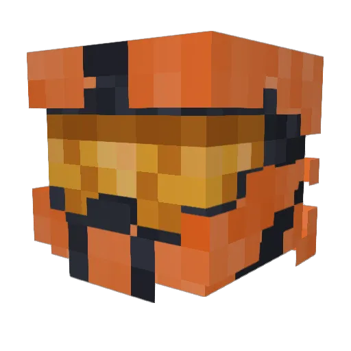 Saladeos Minecraft avatar head, 3D render