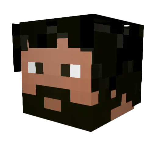 Salah1904 Minecraft avatar head, 3D render