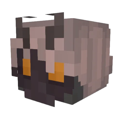 SalamanderMoss Minecraft avatar head, 3D render