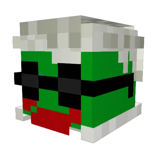 Salamandra13 Minecraft avatar head, 3D render