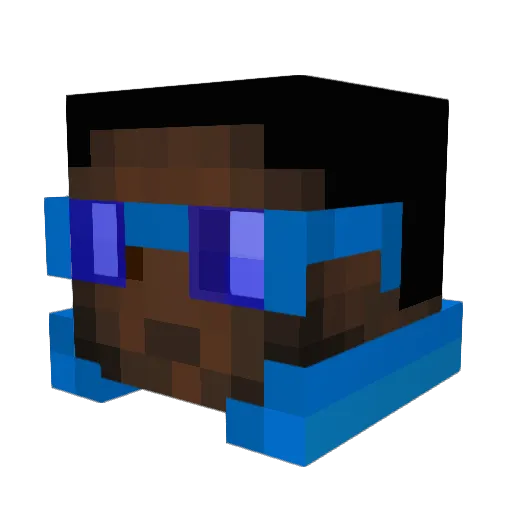 Salamandra_Zeru Minecraft avatar head, 3D render