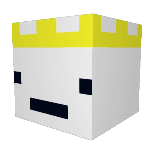 Salamishop Minecraft avatar head, 3D render