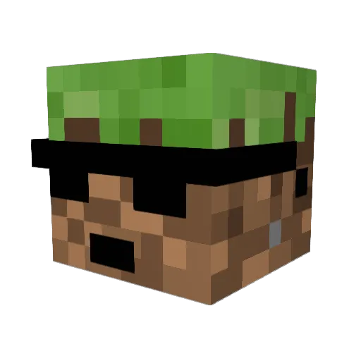 SalbeiDon Minecraft avatar head, 3D render
