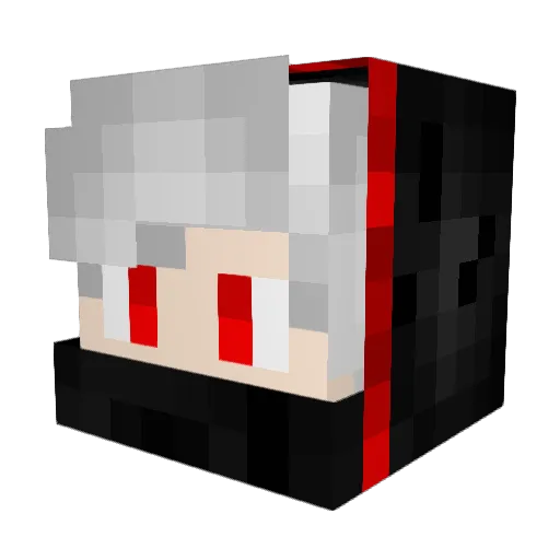 Saldish Minecraft avatar head, 3D render