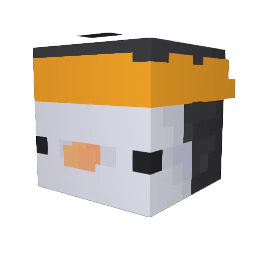 SaleChibrax Minecraft avatar head, 3D render