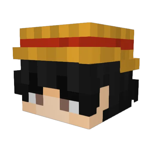 Saleh72 Minecraft avatar head, 3D render