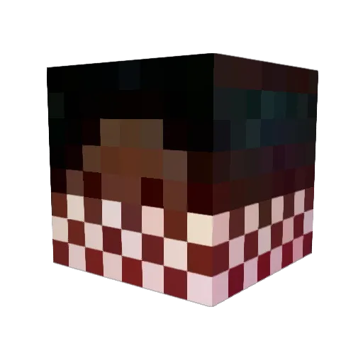 Saleh7Craft Minecraft avatar head, 3D render