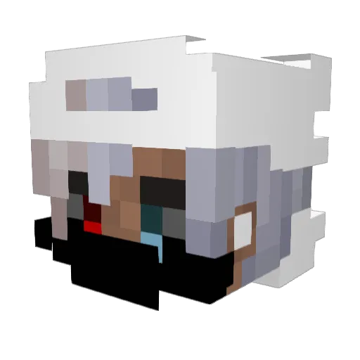 Saleh_D3s Minecraft avatar head, 3D render