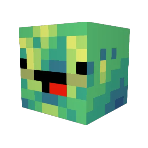 SalemAlt8 Minecraft avatar head, 3D render