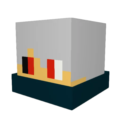 Saler_GamerXD Minecraft avatar head, 3D render