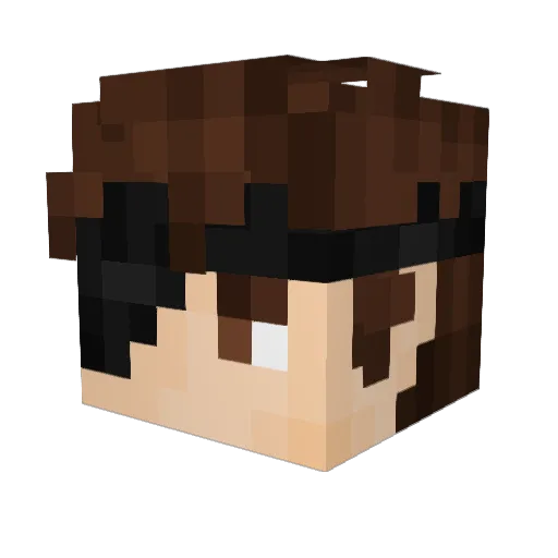 SalesTax Minecraft avatar head, 3D render