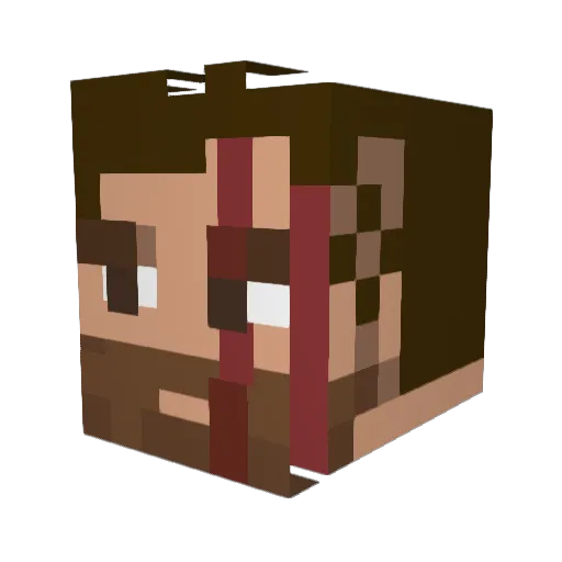 SalesmanSkylar Minecraft avatar head, 3D render