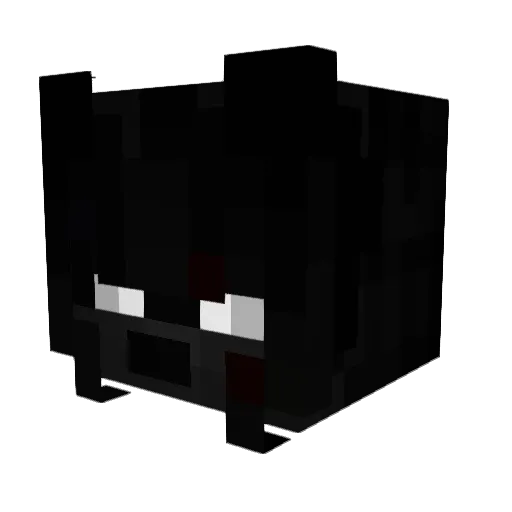 Salfy Minecraft avatar head, 3D render