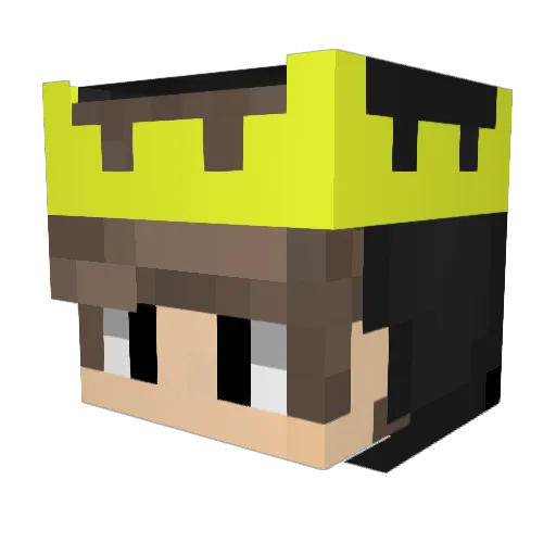 SalihEge Minecraft avatar head, 3D render