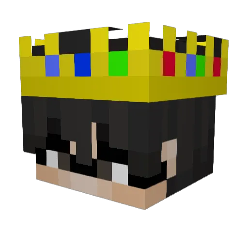 Salihx33 Minecraft avatar head, 3D render
