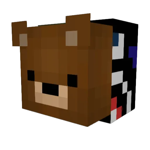 Salittoaudio Minecraft avatar head, 3D render