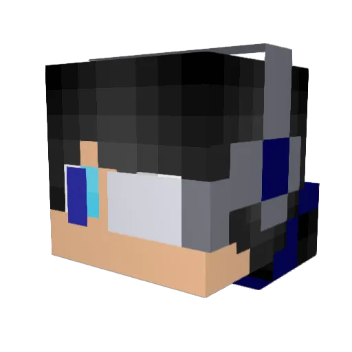 SalixOrion Minecraft avatar head, 3D render