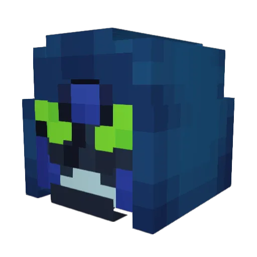 Salleh06 Minecraft avatar head, 3D render