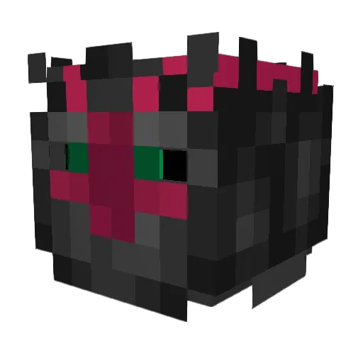 Salliks Minecraft avatar head, 3D render