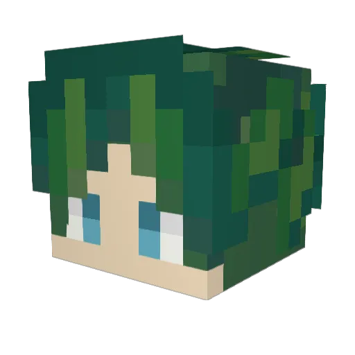 Sally_The_Jester Minecraft avatar head, 3D render