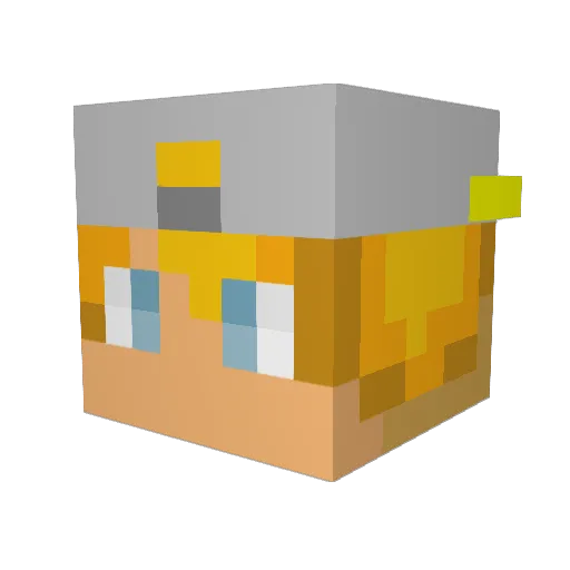 Salmiakki31 Minecraft avatar head, 3D render