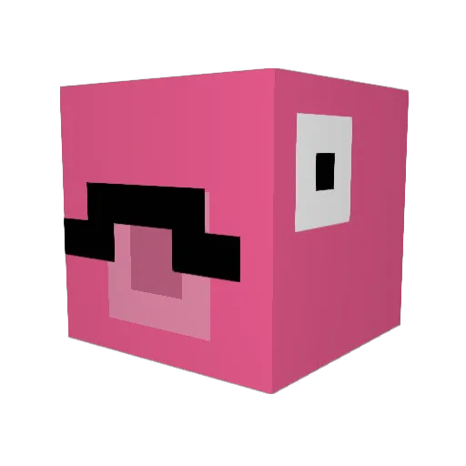 SalmonFishhhhh Minecraft avatar head, 3D render