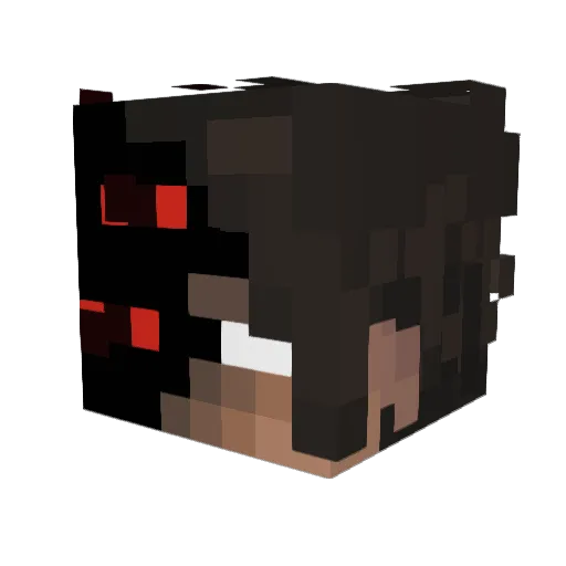 SalmonWater3134 Minecraft avatar head, 3D render